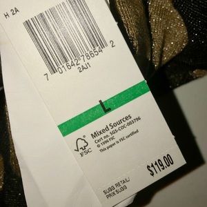 Jones of New York NWT Black & Gold Chic Sweater